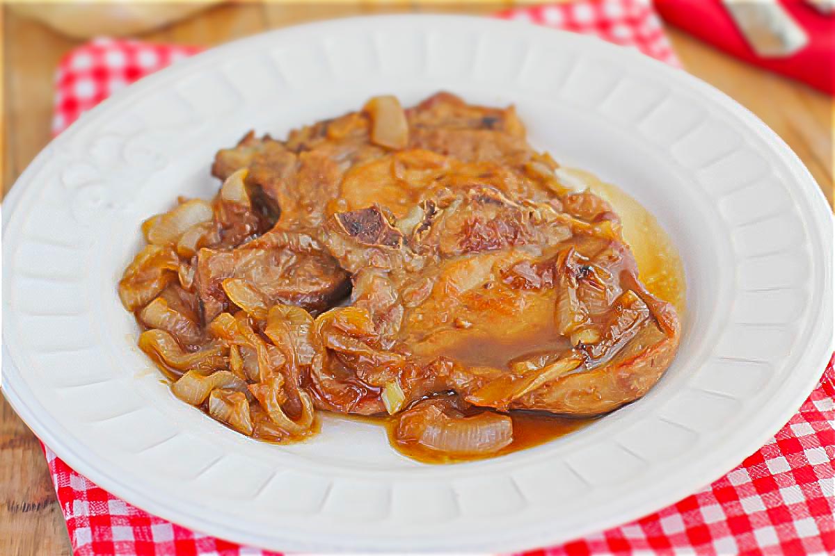 Chuletas de cerdo a la Coca Cola