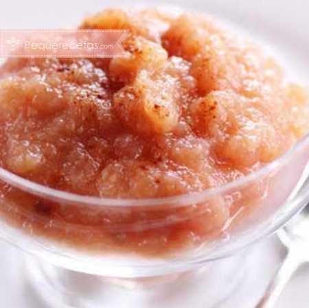 Compota de manzana