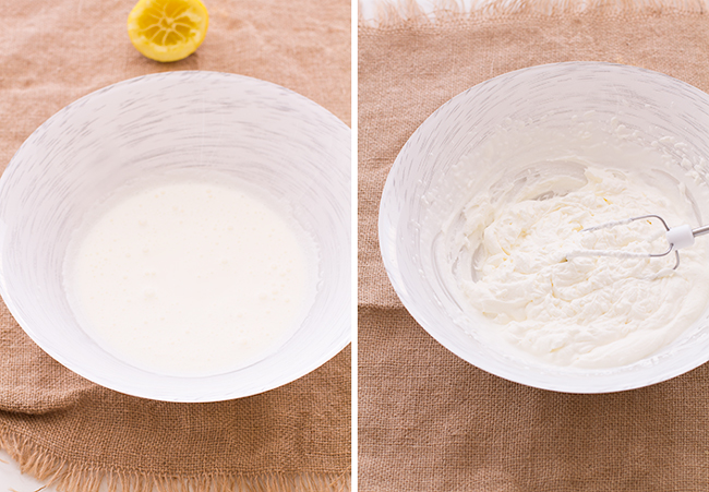 paso a paso crema agria