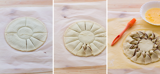 step by step puff pastry star