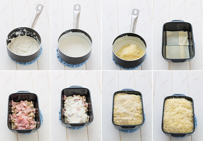 paso a paso lasana cordón bleu