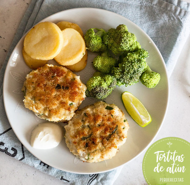 Tortitas de Atún, una cena fácil y muy sana PequeRecetas