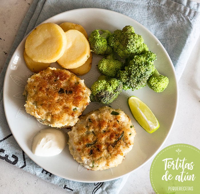 Tortitas de Atún, una cena fácil y muy sana PequeRecetas