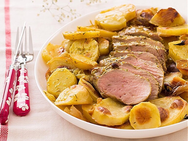 lomo de cerdo al horno receta