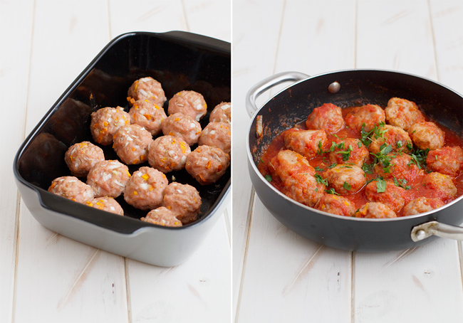 step by step chicken meatballs
