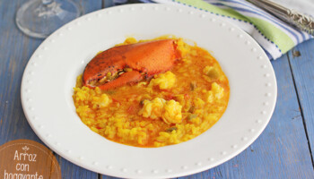 Rice with lobster recipe