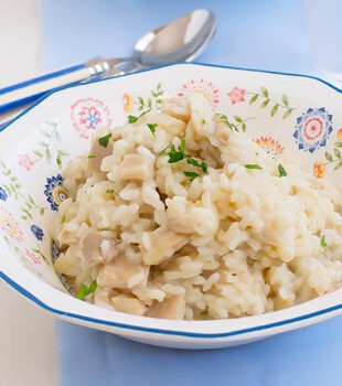 arroz con setas receta