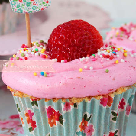 Cupcakes de fresas