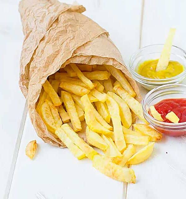 patatas fritas al horno receta