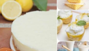 Desserts with lemon, step by step recipes
