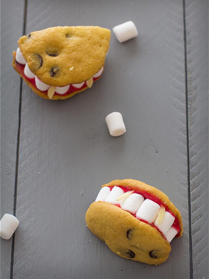 galletas vampiro para Halloween