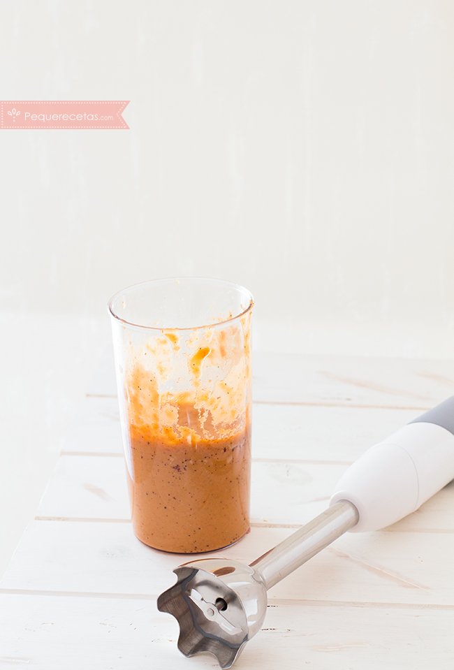 Salsa Romesco, cómo hacer la receta paso a paso PequeRecetas
