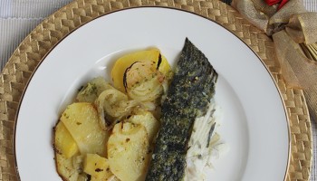 baked turbot
