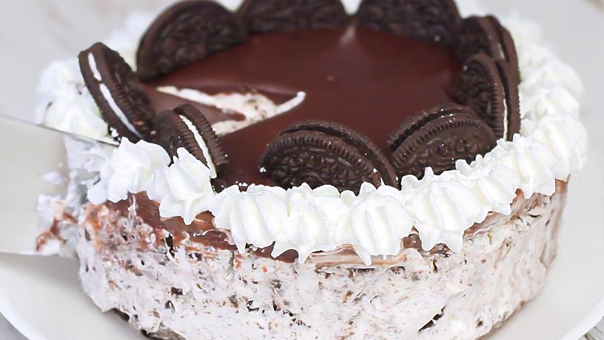 tarta de oreo casera sin horno