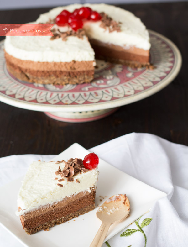 Tarta 3 chocolates