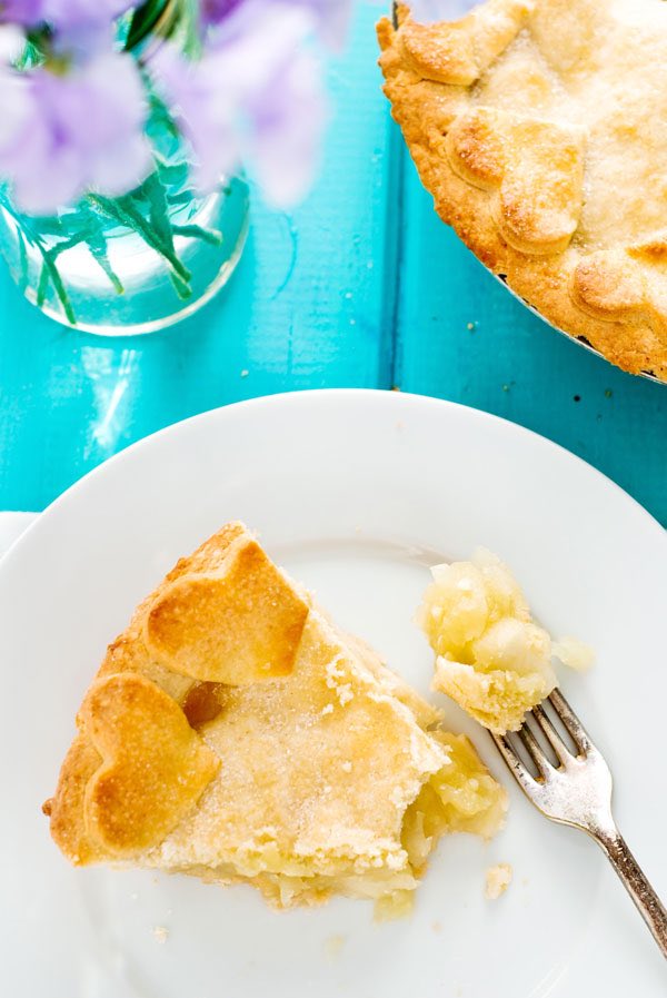 Tarta de manzana americana