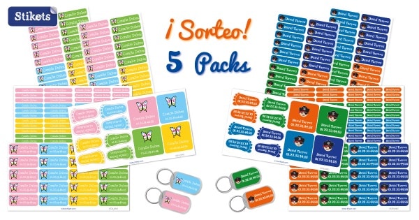 Sorteo - Sorteo: ¡Gana 5 Packs Stikets De 142 Etiquetas Personalizadas!