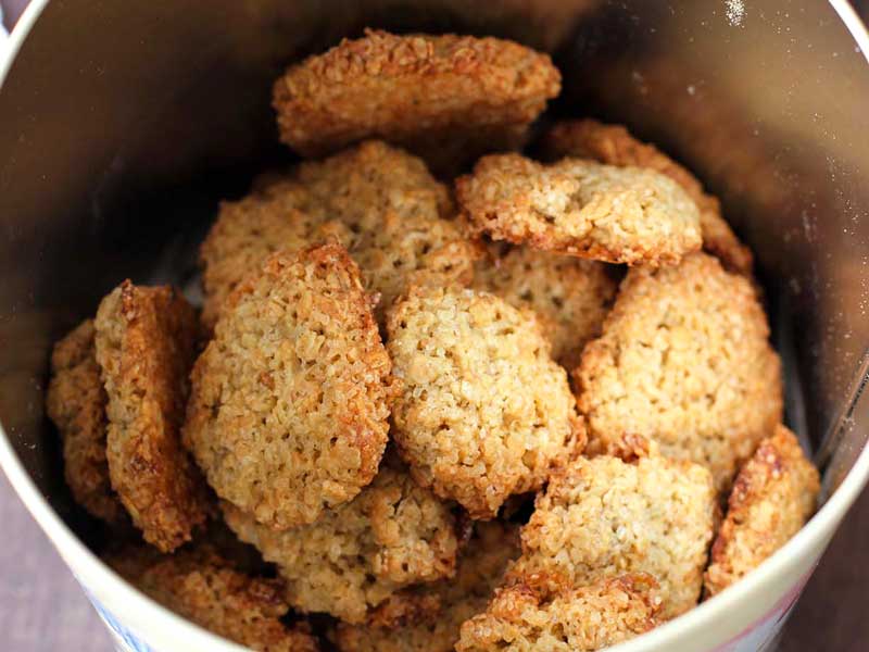 como conservar galletas de avena
