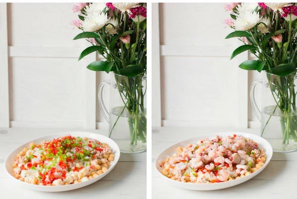 ensalada de garbanzos ingredientes