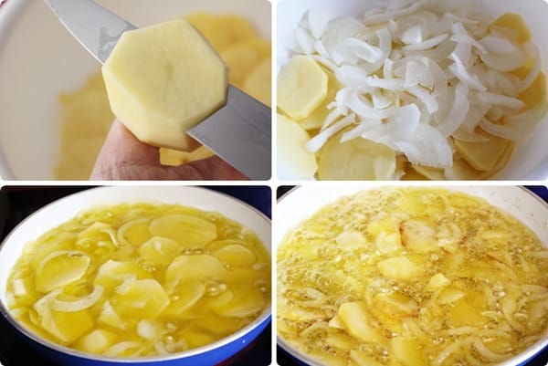 Cómo hacer facilmente patatas rápidas para tortilla