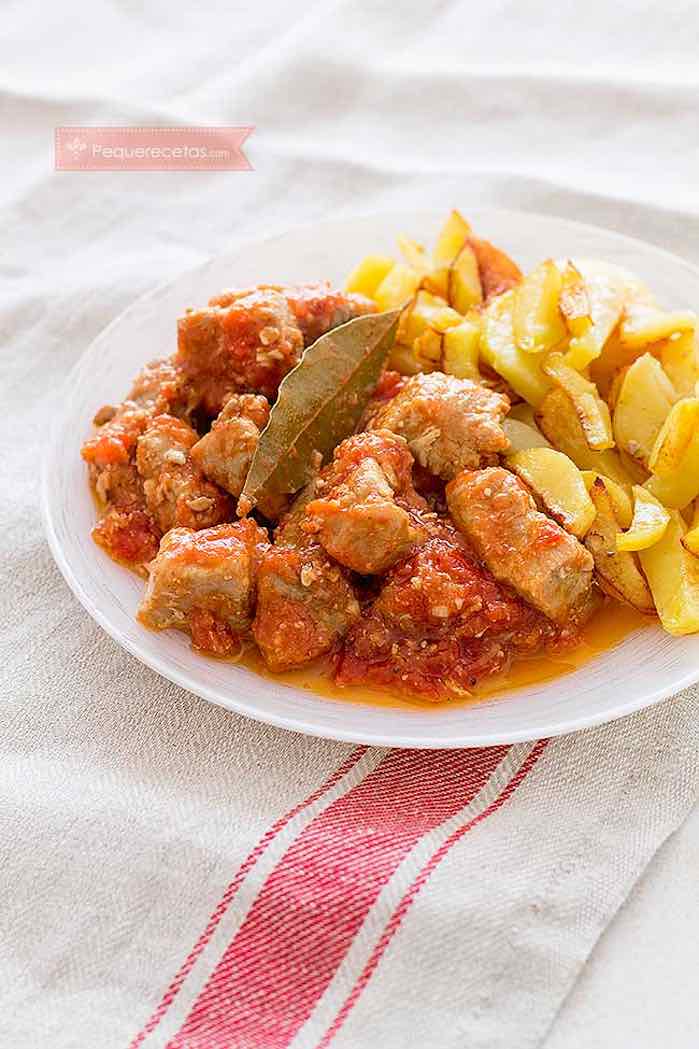 Magro De Cerdo Con Tomate Receta Fcil Recetinas