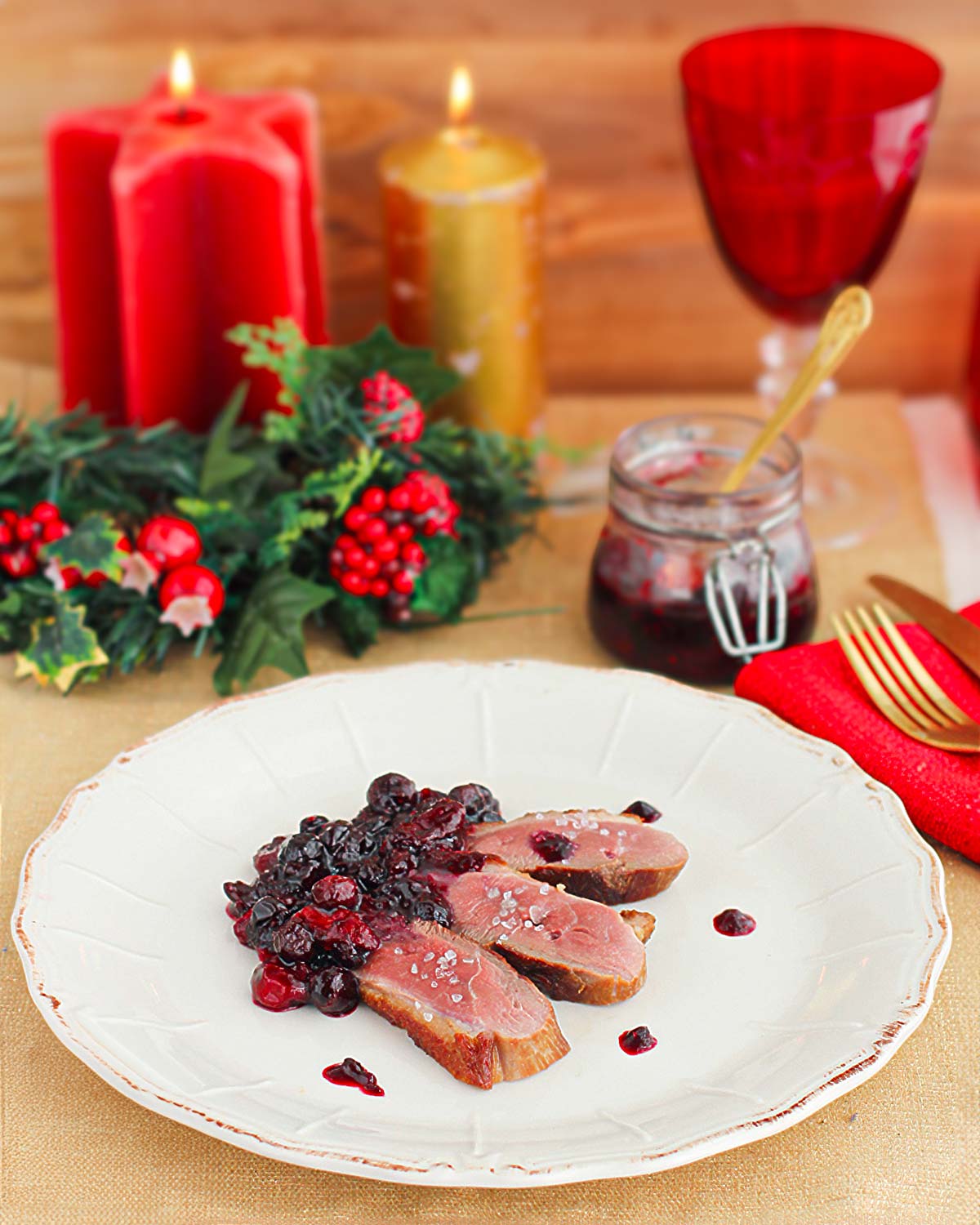 magret de pato receta Navidad