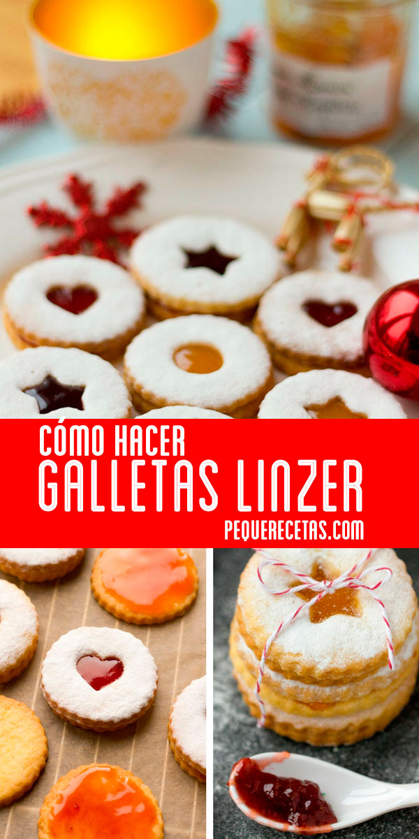 receta galletas Linzer Navidad