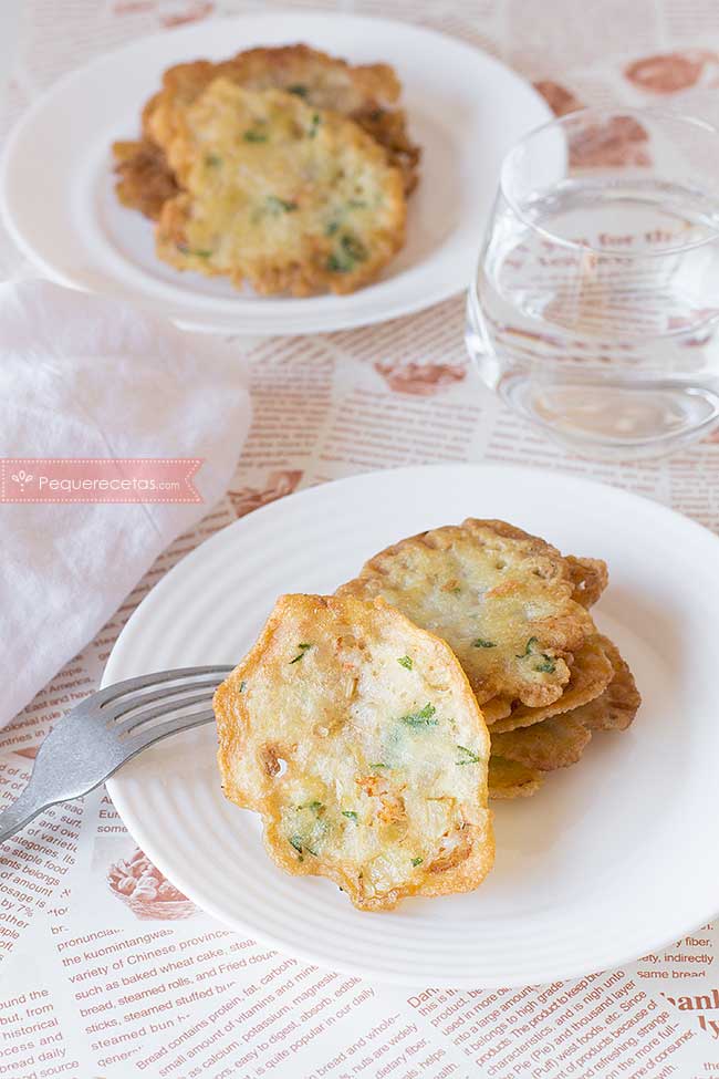 tortillitas de camarones