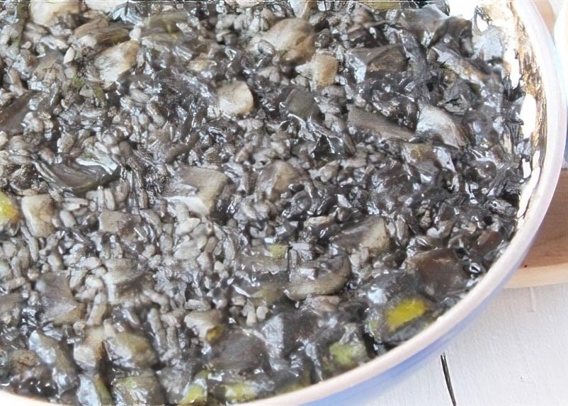 black rice with cuttlefish and alioli recipe -
