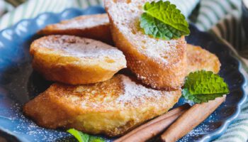 Homemade French toast with milk recipe