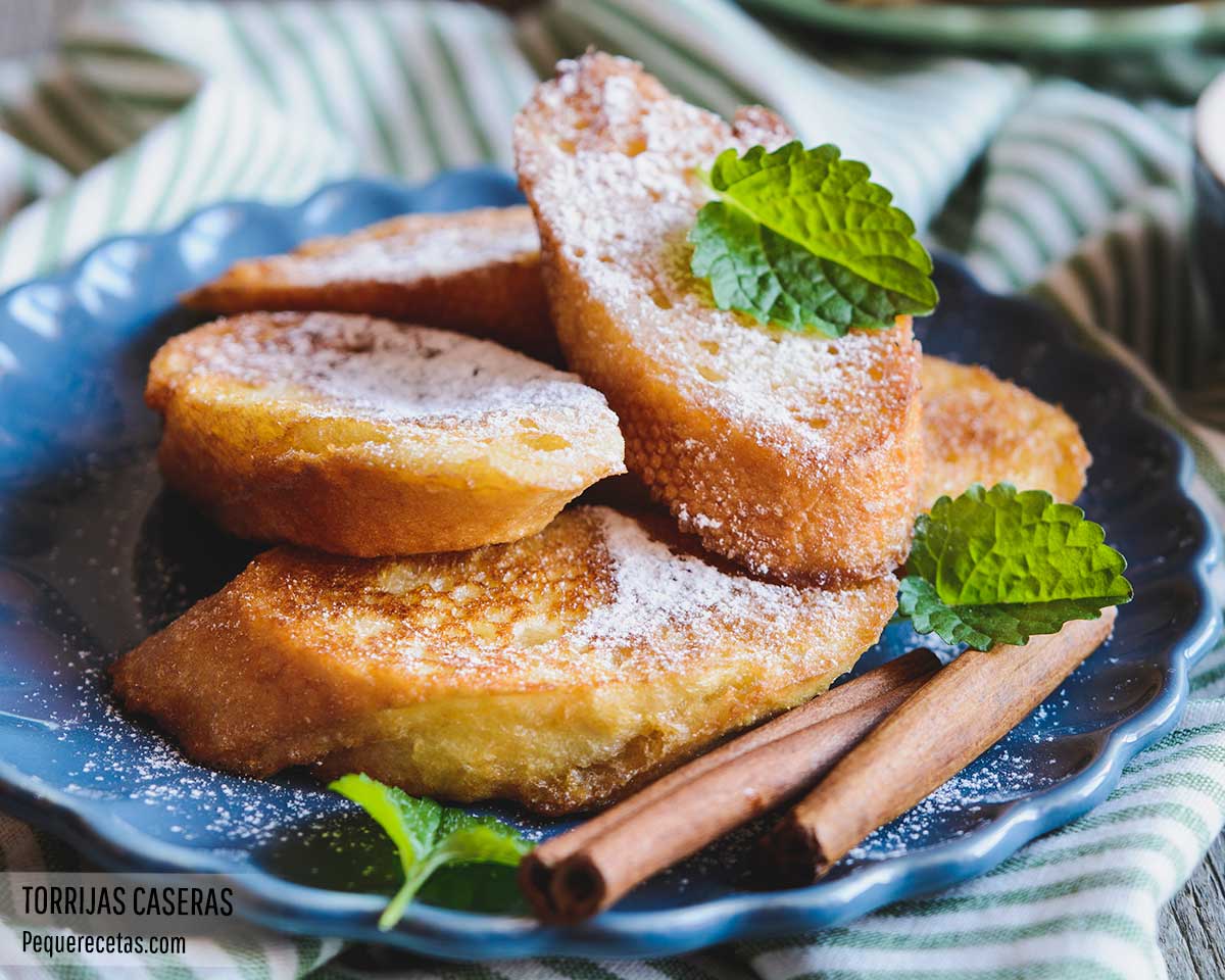 torrijas caseras de leche receta