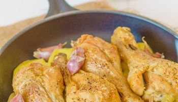 Muslos de pollo al horno, receta