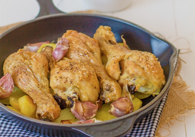 Muslos De Pollo Receta