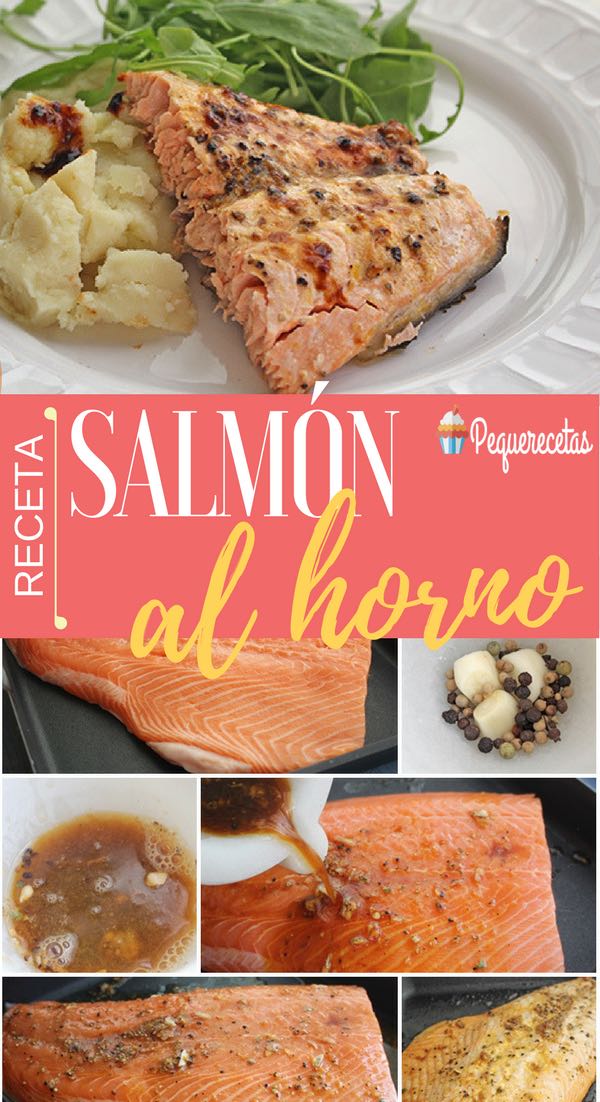 Receta de salmón al horno