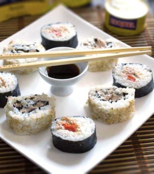 Sushi Con Atun En Lata Receta