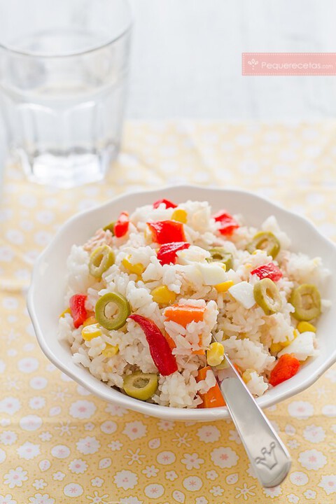Ensalada de arroz (10 recetas fáciles) - PequeRecetas