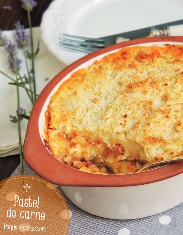 Pastel de carne y patatas