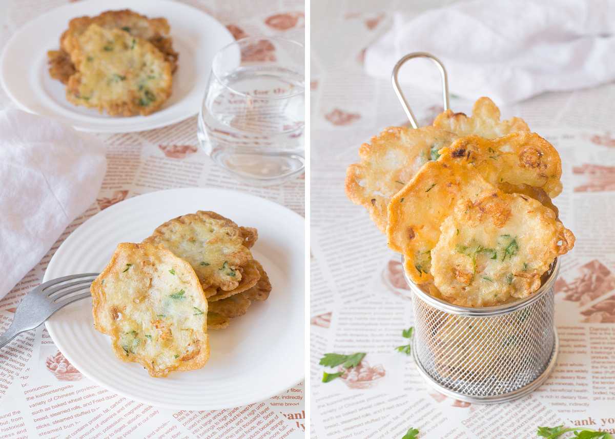 Tortillitas de camarones (receta típica de Cádiz)