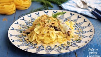 Sicilian pasta with sardines and anchovies le sarde