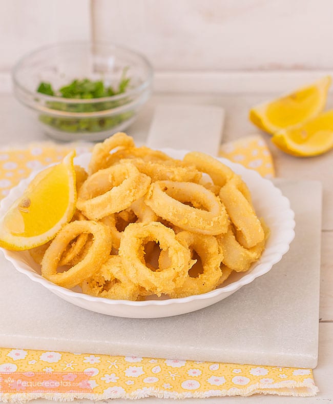 Calamares Rebozados Sin Huevo