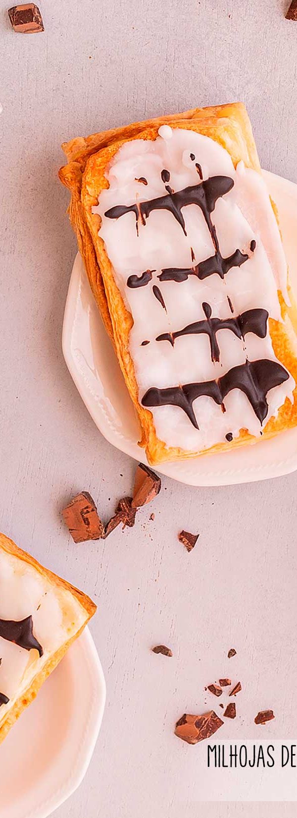 milhojas de crema receta