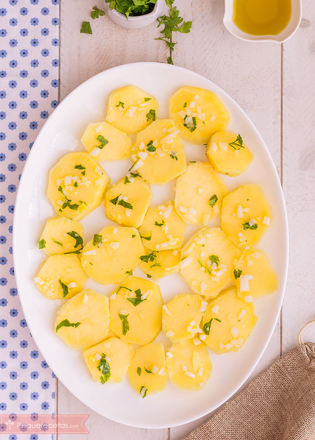 papas aliñás caseras