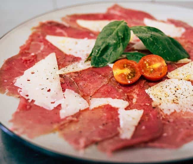 carpaccio de ternera receta