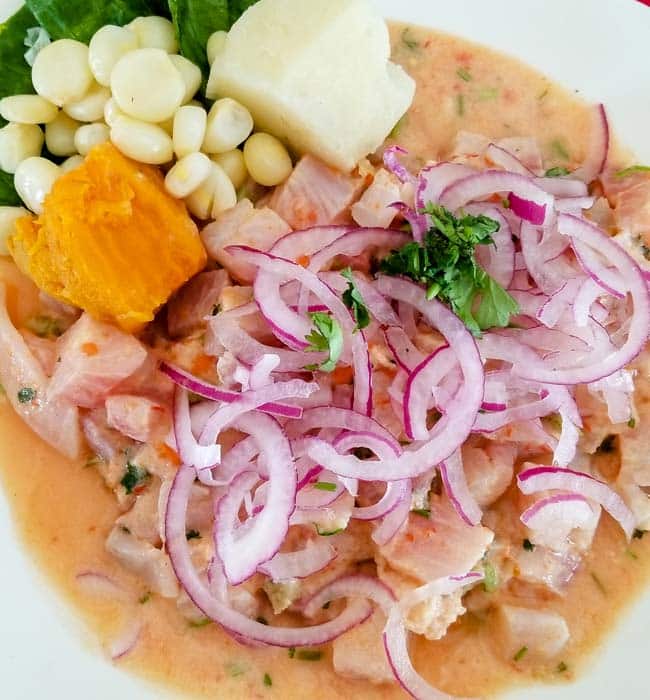 Ceviche Receta