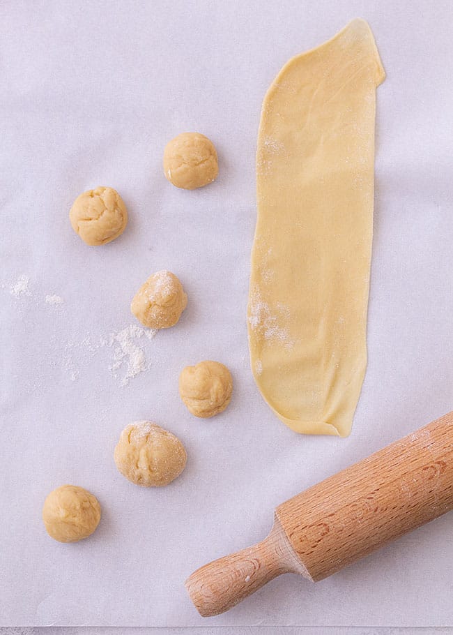 dar forma a las hojuelas