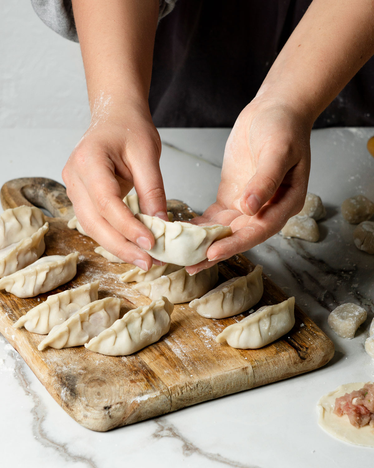 como hacer gyozas japonesas