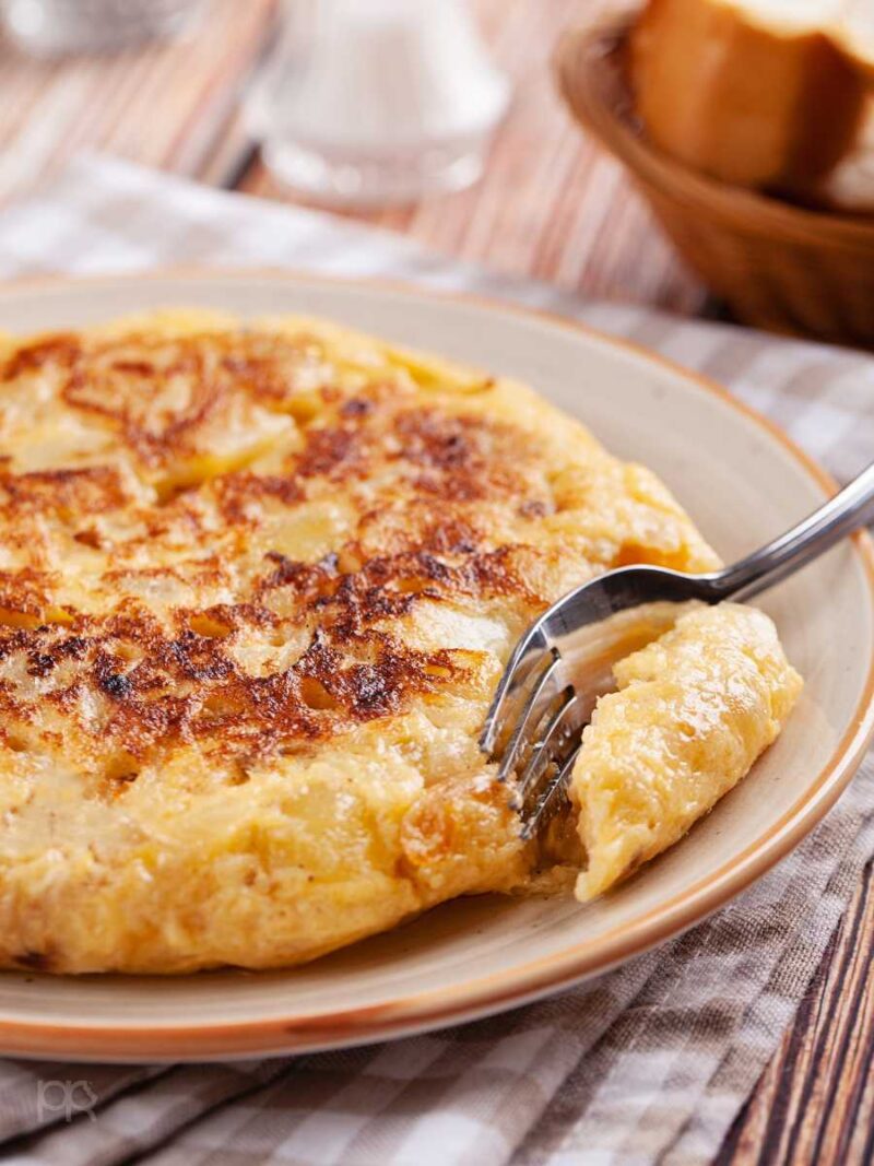 como hacer tortilla de patatas en Thermomix