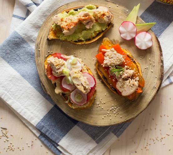 como hacer tostadas de boniato