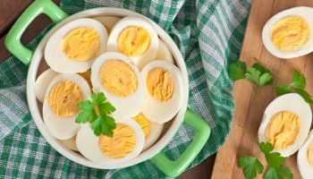 boiled eggs -
