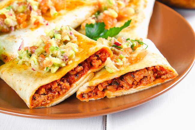 Chimichangas mexicanas